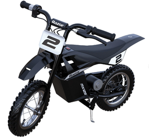 lot 81 image: Razor Dirt Rocket MX125 Electric-Powered Dirt Bike - Black with Decal Included, for Child 7