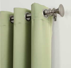 lot 603 image: LOT OF 2 Sun Zero Soho Blackout Energy Efficient Grommet Curtain Single Panel, 52 by 84