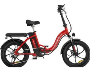 lot 646 image: COLORWAY 500W Electric bicycles, 20x3.0in Fat Tire Electric Bike, 11.2Ah36V E-Bike, 7-SHIMANO 19.9MPH Bicycle for Teenager and Adults-UL2849- No Charger, Front and Back Tires Do Not Hold Air