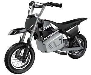 lot 48 image: Razor Dirt Rocket MX350 - Black with Decals Included, 24V Electric-Powered Dirt Bike for Kids 13