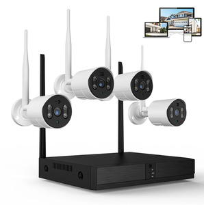 lot 180 image: 4PCS TOPVISION Wired Security Camera System, 8CH 3MP NVR, 1080P Surveillance Cameras with Color Night Vision