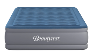 lot 385 image: Queen Size Beautyrest Extraordinaire 18 Air Mattress with Built-in Pump