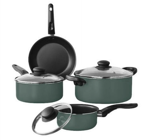 lot 387 image: 7PCS Mainstays Non-Stick Cookware Set