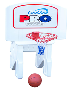 lot 612 image: SWIMLINE Pool Basketball Hoop Poolside Game COOL JAM Heavy Duty With Metal Rim For Kids & Adults