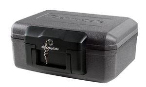 lot 623 image: SentrySafe 1200 Fire-Resistant Box with Key Lock 0.18 Cu. ft.