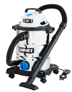 lot 679 image: HART 8 Gallon 6 Peak HP Stainless Steel WetDry Vacuum, VOC812SF 3701