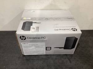 lot 34 image: HP M01-f0033W Ryzen 3 3200G 3.6GHz Radeon Vega 8 Graphics 8GB RAM 1TB HDD Win 10 Home Black with Keyboard, Mouse