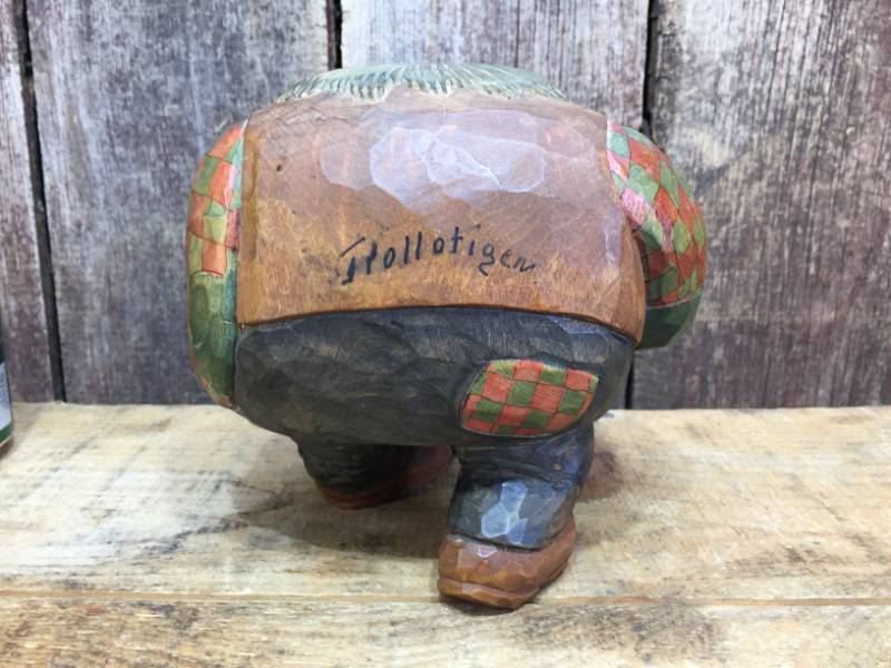 Rare Vintage Anton Sveen Mid Century Hand Carved Troll Figure | OH