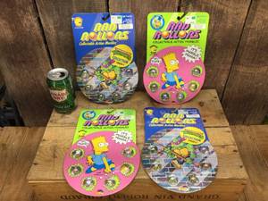 lot 132 image: Vintage Ninja Turtles - Bart Simpson Character Marbles