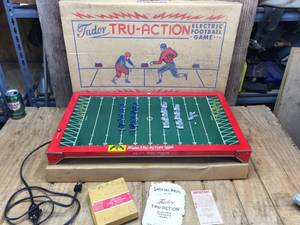 lot 162 image: 1949 Tudor Tru-Action Electronic Football Game - Works