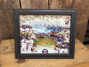 lot 164 image: 1991 MN Twins World Series Signed Tony Oliva Picture