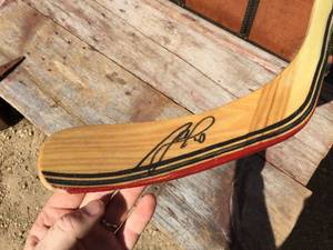 lot 165 image: MN Wild Hockey - Marion Gaborik Autographed Omega Stick