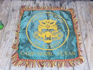 lot 183 image: Vintage U.S. Military Seek-Strike-Destroy Pillow Case