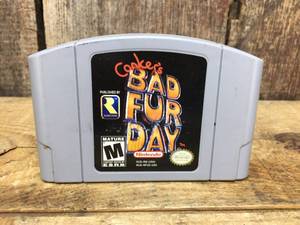 lot 231 image: Vintage Nintendo 64 Conkers Bad Fur Day - Cartridge