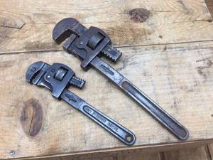 lot 246 image: Vintage Crescent - Erie Tool Pipe Wrenches
