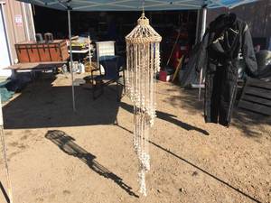 lot 204 image: Funk-A-Delic Hanging Shell Thingy Wind Chime