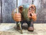 Rare Vintage Anton Sveen Mid Century Hand Carved Troll Figure | OH