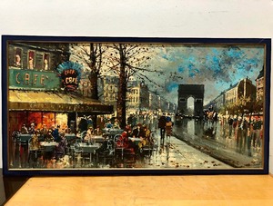 lot 2 image: Excellent LARGE Jean-Michel Soiret Oil on Canvas