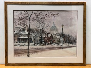 lot 24 image: Framed Signed Numbered Print by Susan T. Armidon - Littleton Colorado