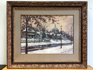 lot 28 image: Ornately Framed Signed Numbered Print by Susan Amidon Summit Avenue II