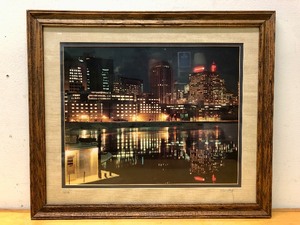 lot 62 image: Framed Signed Numbered Downtown Saint Paul Skyline Photograph by Eileen Long