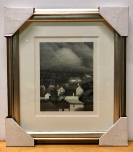 lot 86 image: Framed Numbered Hillside Path Lithograph by Robert Kipniss