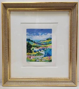 lot 103 image: Framed Signed Numbered Color Lithograph by Claude Picot