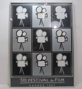 lot 40 image: 1997 Cannes Film Festival Pop Art Poster Framed
