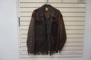 lot 29 image: vintage leather jacket