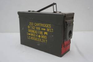 lot 54 image: Military ammo box