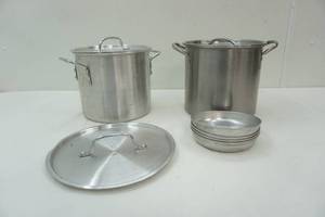 lot 100 image: stock pots