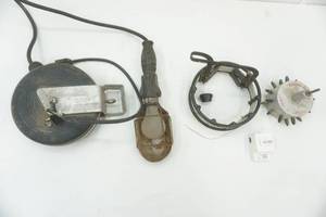 lot 121 image: Tireless Fingers (chicken plucker), work light and other