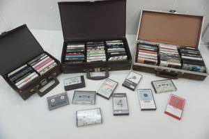 lot 129 image: Vintage cassettes, mostly 70s rock