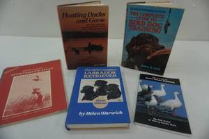 lot 135 image: Vintage sportsmens books