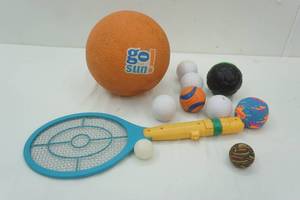 lot 143 image: variety of balls