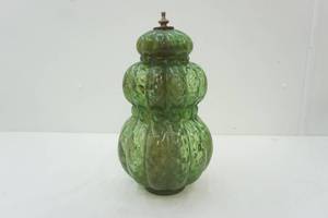 lot 164 image: vintage swag lamp globe