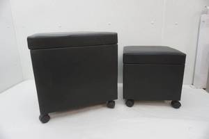 lot 195 image: 2 rolling storage boxes