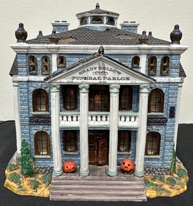 lot 31 image: Lemax Spooky Town Collection Shady Hallow Funeral Home-SEE NOTE