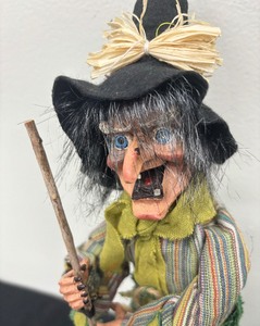lot 91 image: Whimsical Gnarly Witch Doll