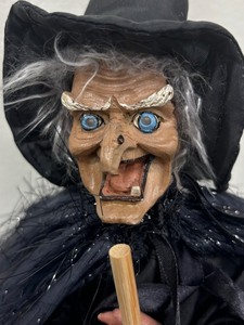 lot 93 image: Spooky Wicked Witch Doll