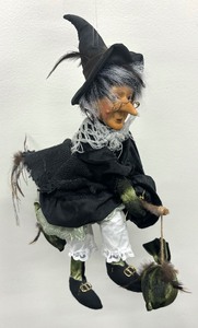 lot 53 image: Sybil Hanging Witch Decorative Figurine