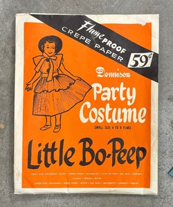 lot 71 image: Vintage Dennison Little Bo-Peep Party Costume Size Small