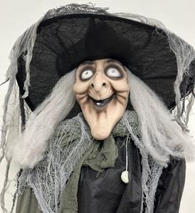 lot 62A image: Large Five Foot Friendly Witch to Guard Your Front Door