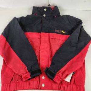 Chase Authentics Mens RedBlack Zippered Jacket With Hood Size L Terry Labonte #5