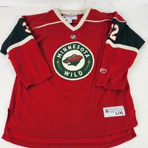 Minnesota Wild Youth LXL Jersey RedGreen Good Condition