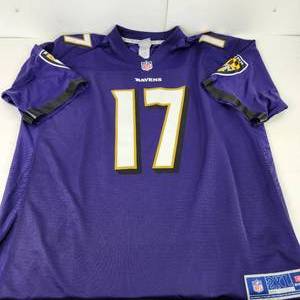 Mens Ravens NFL Jersey Size 2XL A Few Stains Small Area Wore Off On Number