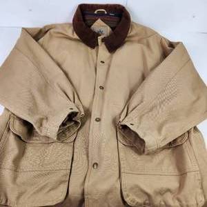 Mens Canyon Guide Outfitters Barn Coat Flannel Lining Size 2XLT Brown