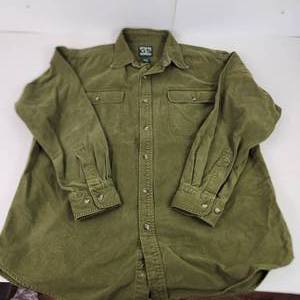 Mens Gander Mountain Guide Series Green Button Down Shirt Size Large