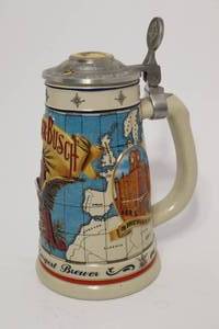 lot 44 image: Anheuser-Busch Collectors Club 1996 Membership Stein