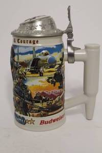 lot 58 image: Budweiser Honoring Tradition And Courage Series National Guard Stein
